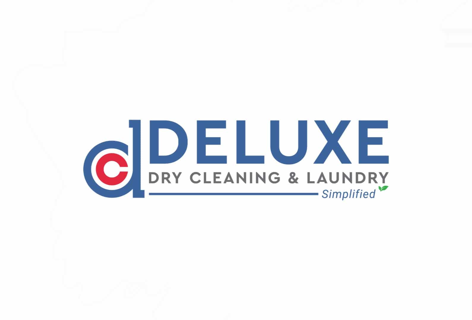 Deluxe Dry Cleaners logo